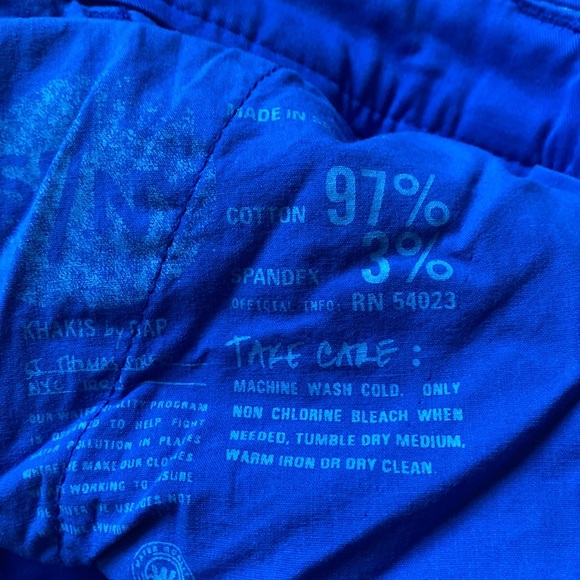 Khakis By Gap pants size 4 blue - Picture 6 of 6